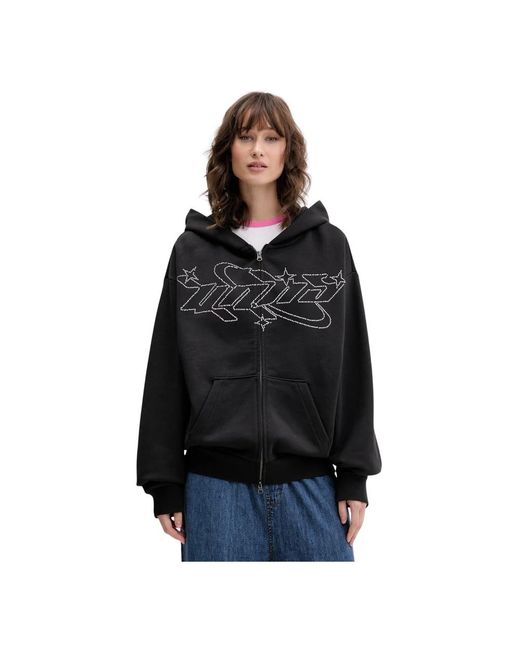 Vans Black Y2K Sternen Reißverschluss-Hoodie