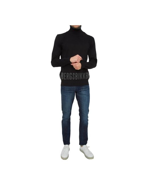 Bikkembergs Black Turtlenecks for men