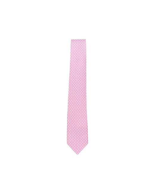 Ferragamo Accessoires ,Roze ,Das in het Pink voor heren