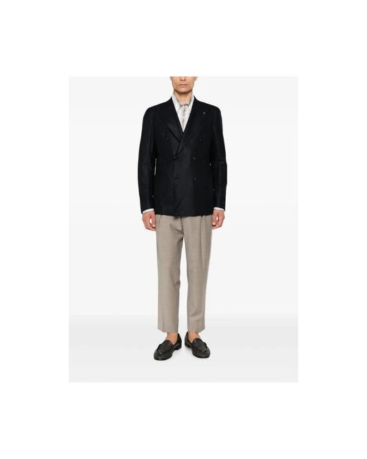 Tagliatore Black Blazers for men
