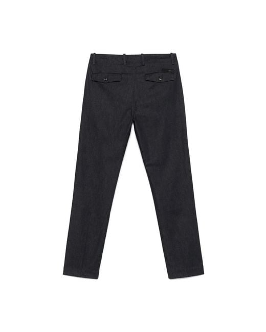 Rrd Blue Slim-Fit Trousers for men