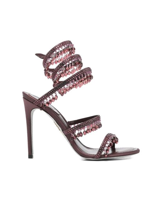 Rene Caovilla Pink High Heel Sandals