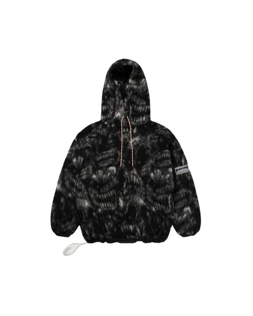 Aries Hoodies & Sweatvesten ,Zwart ,Katoen Oversized Monster Fleece Hoodie Pullover in het Black voor heren