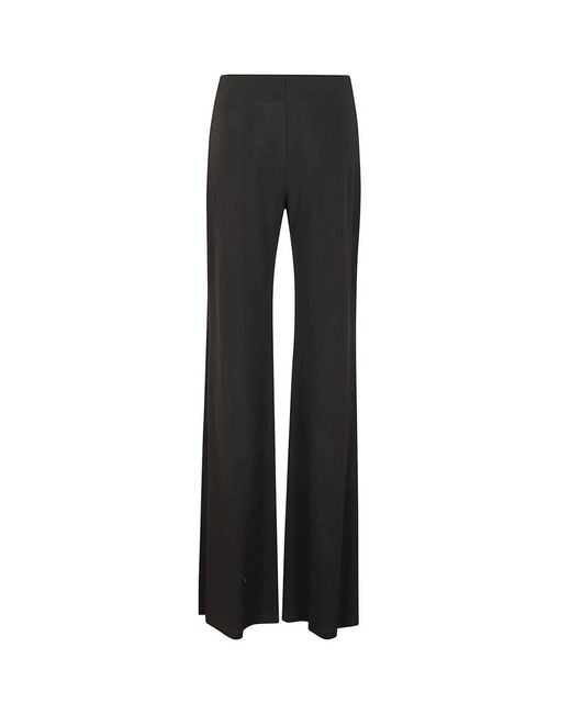 Alberta Ferretti Black Straight trousers