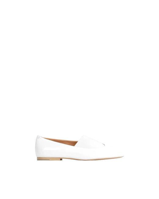 Jil Sander White Elyss Ballerina
