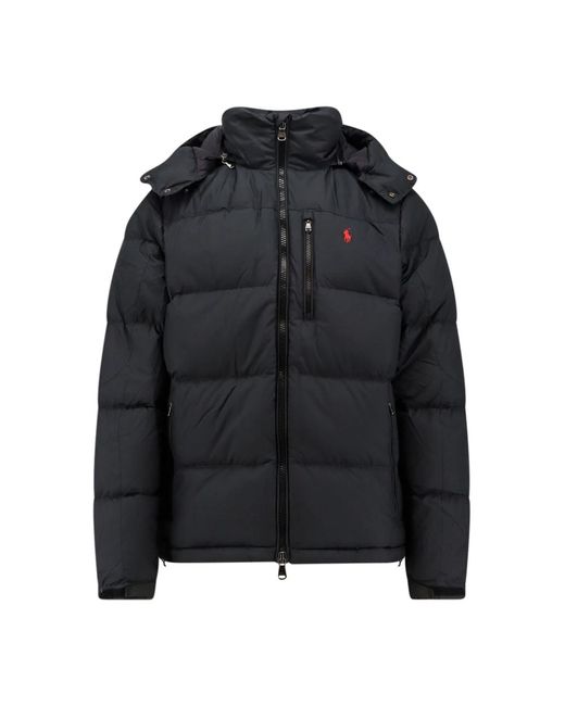Polo Ralph Lauren Jassen ,Zwart ,Polyester Gorham Down Jacket in het Black voor heren