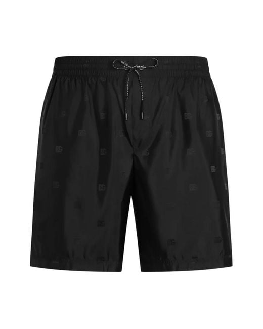 Dolce & Gabbana Black Beachwear for men