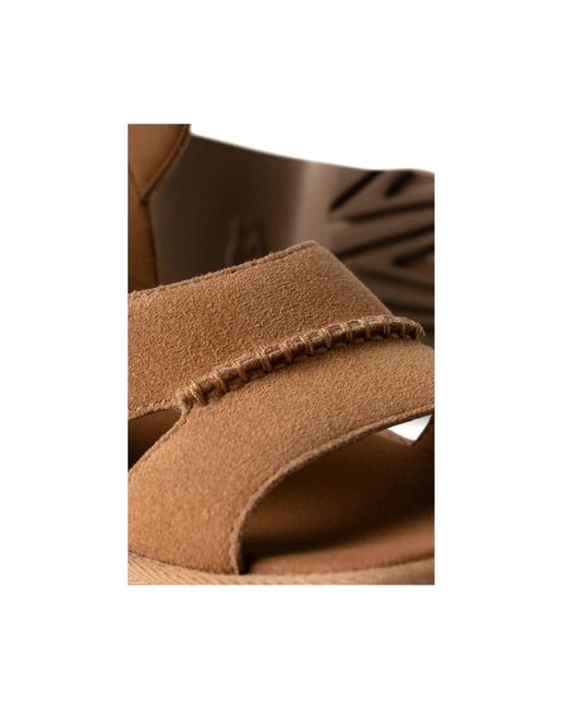 Ugg Brown High Heel Sandals