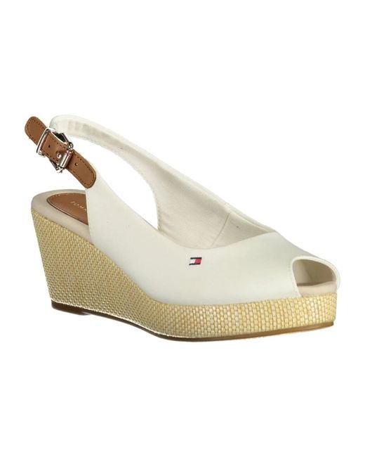 Tommy Hilfiger Wedges in het Metallic