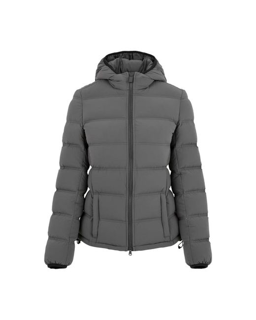 Aspesi Jassen ,Grijs Puffer Jas in het Gray