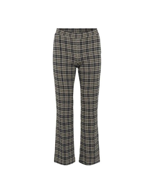 Part Two Gray Wide Trousers