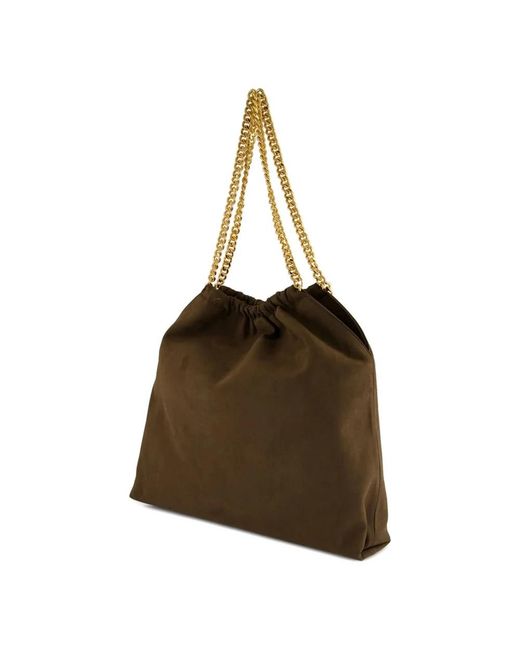 Stella McCartney Brown Bucket Bags