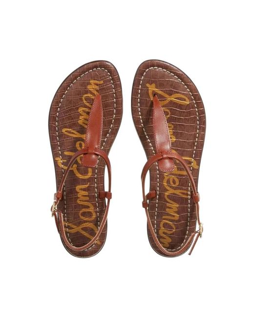 Sam Edelman Brown Flat Sandals