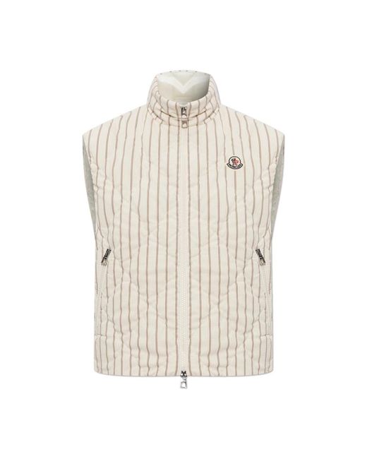 Moncler Jassen ,Polyester Aussa Down Vest in het White