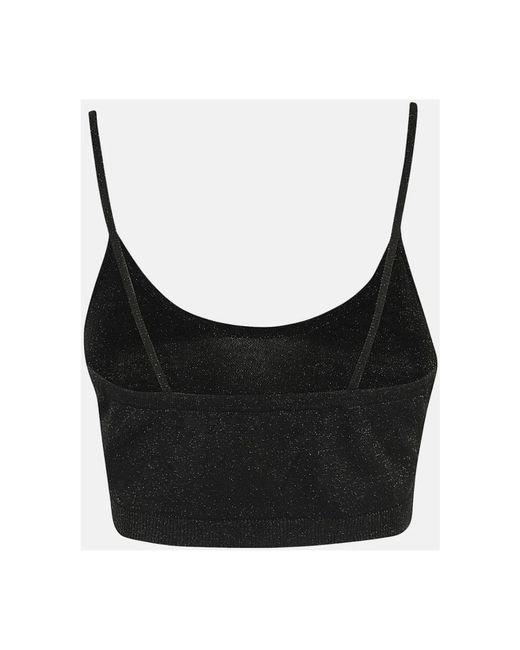 FEDERICA TOSI Black Sleeveless Tops
