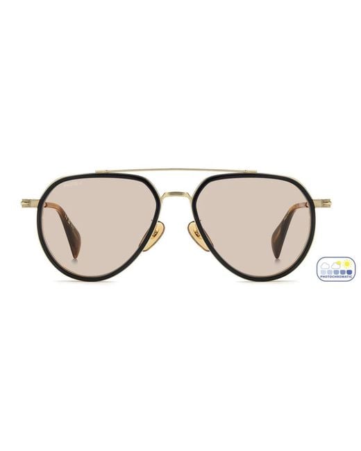 David Beckham Metallic Sunglasses for men