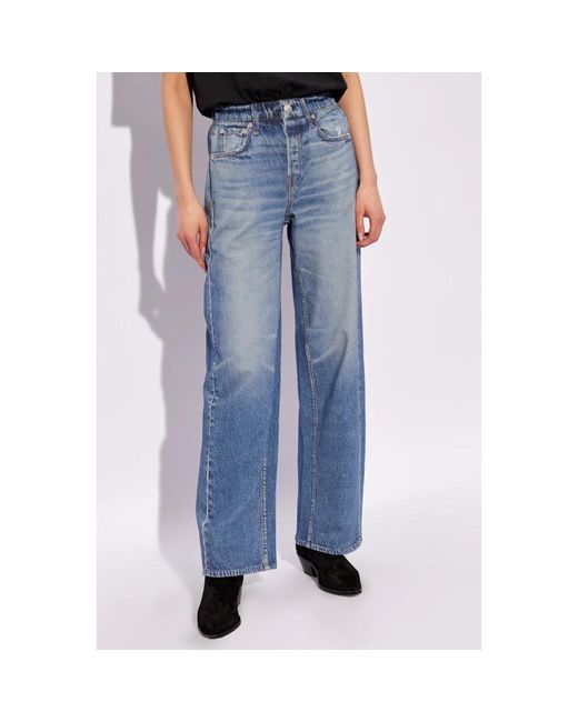 Jeans > straight jeans Rag & Bone en coloris Blue