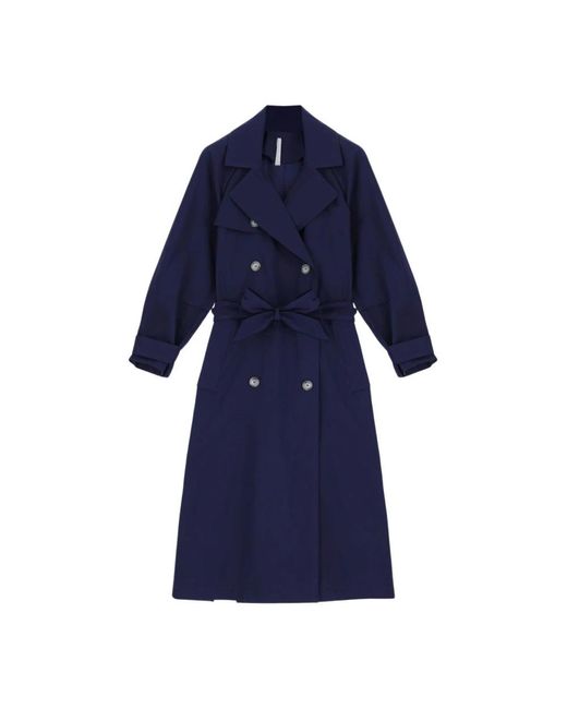 Imperial Blue Belted Coats