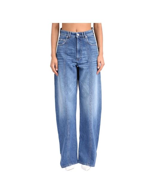 Sportmax Blue Wide Jeans