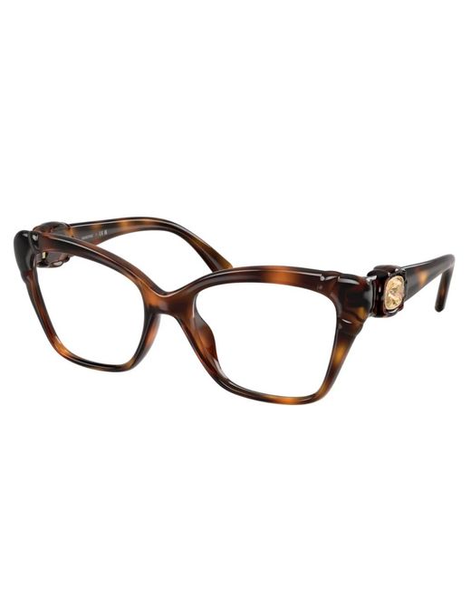Glasses di Swarovski in Brown