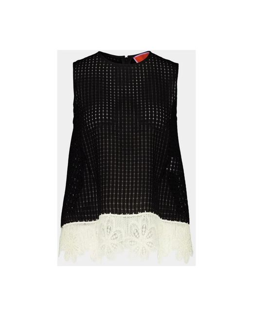 LaDoubleJ Black Blouses
