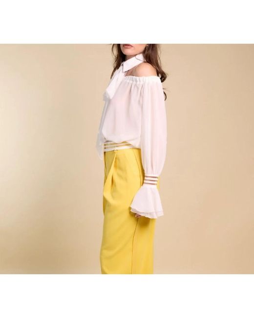 Elisabetta Franchi Orange Blouses