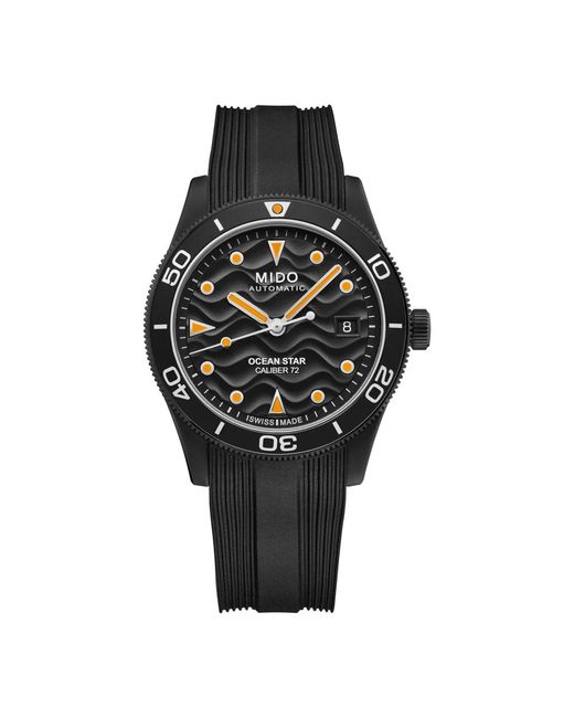 MIDO Accessoires ,Zwart ,Ocean Star 39 in het Black