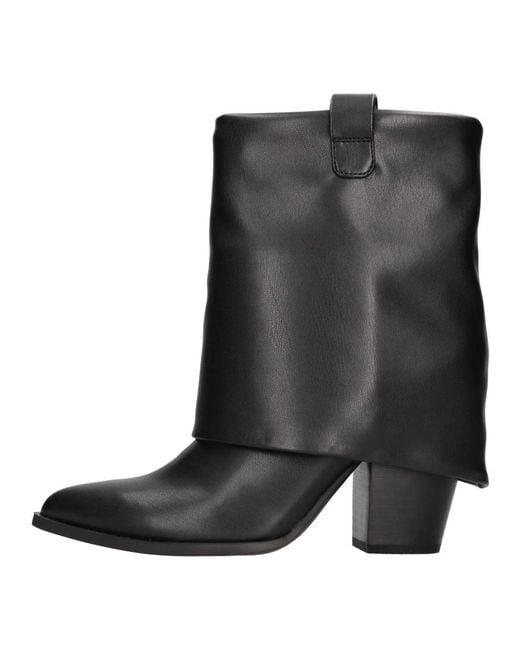 Steve Madden Black Heeled Boots
