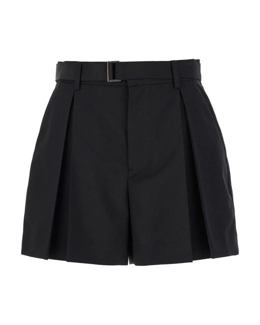 Shorts de mezclilla casuales para el uso diario Sacai de color Black