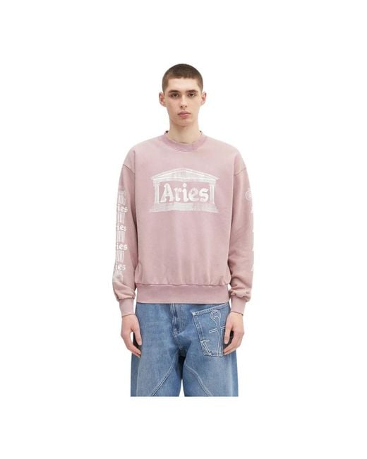 Aries Sweatshirts in het Red voor heren