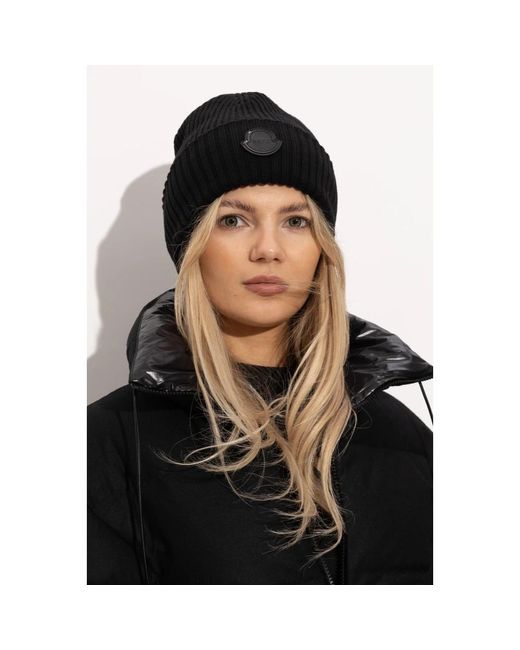 Moncler Accessoires ,Zwart ,Wol 4 Edward Enninful in het Black