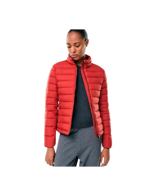 Ecoalf Red Down Jackets