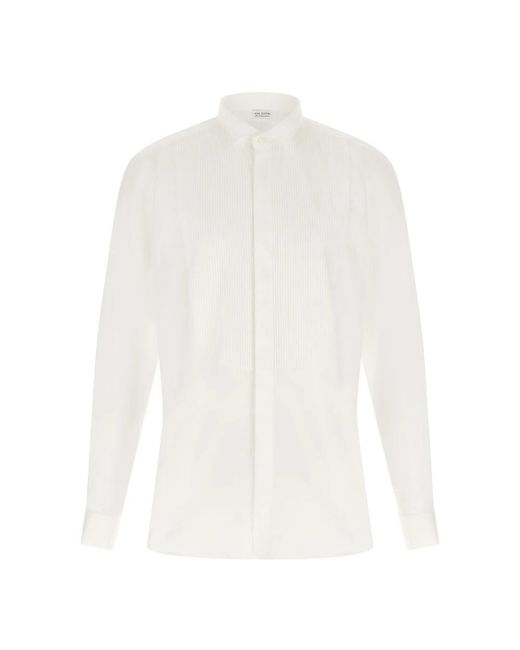 Pal Zileri White Formal Shirts for men