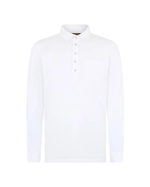 Moorer White Polo Shirts for men