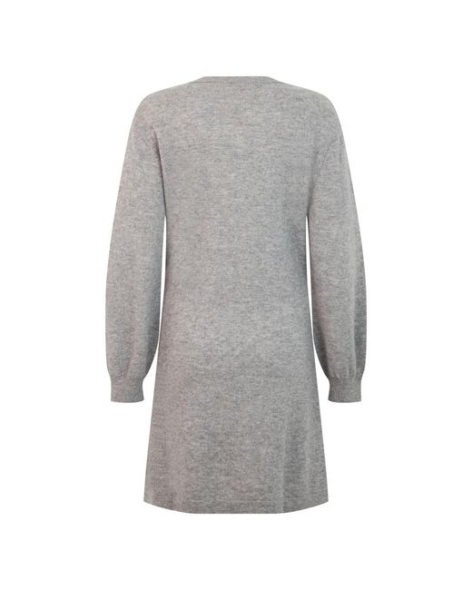 Lisa Yang Gray Knitted Dresses