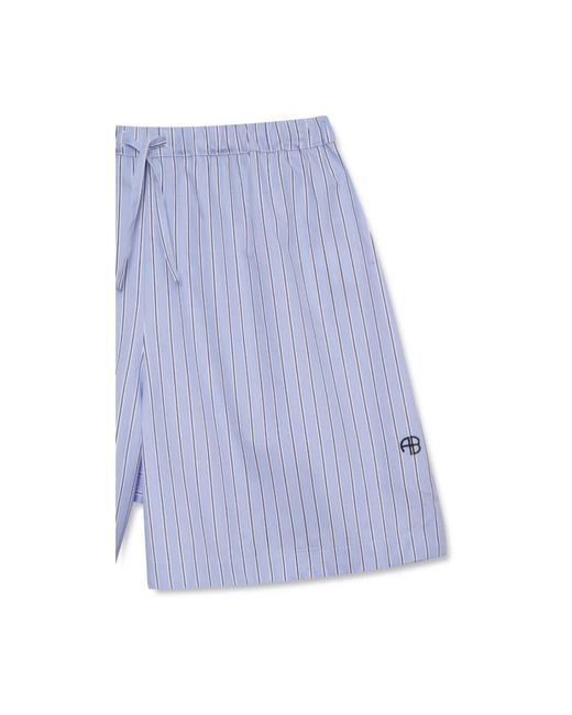 Anine Bing Blue Casual Shorts