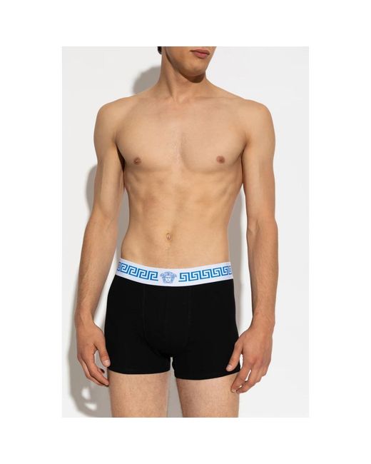 Bottoms Versace de hombre de color Black