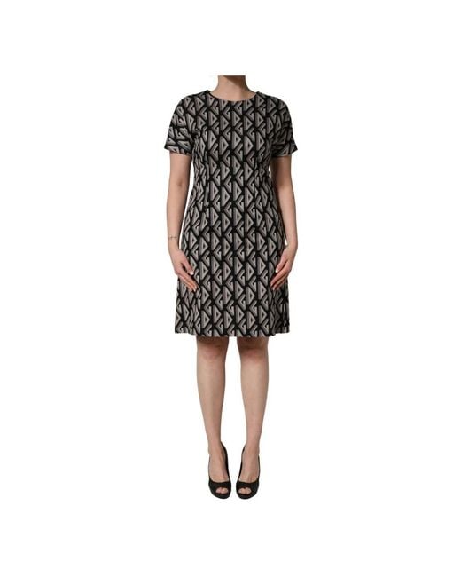 Dolce & Gabbana Black Short Dresses