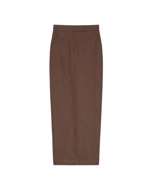 Max Mara Maxi Skirts in het Brown