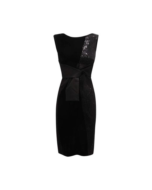 Sandro Ferrone Black Midi Dresses