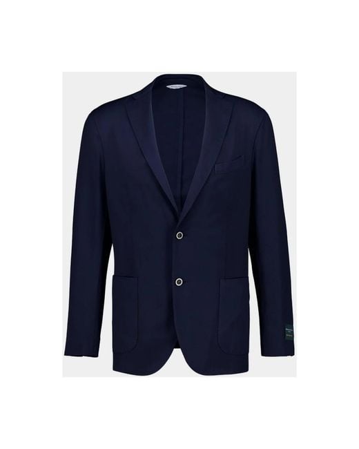 Boglioli Virgin Wool 2-Button Suit in het Blue voor heren