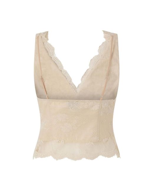 Sleeveless Tops Pinko de color White