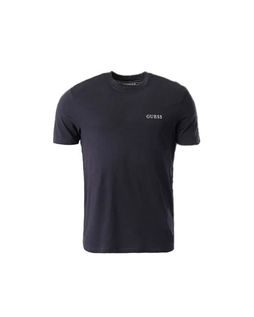 Guess T-Shirts in het Blue voor heren