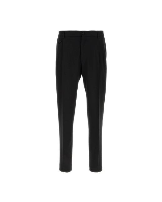 Dolce & Gabbana Black Suit Trousers for men