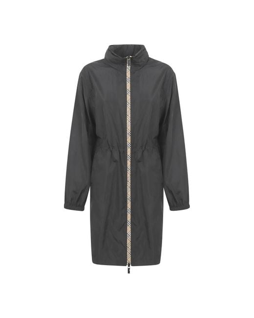 Burberry Gray Parkas
