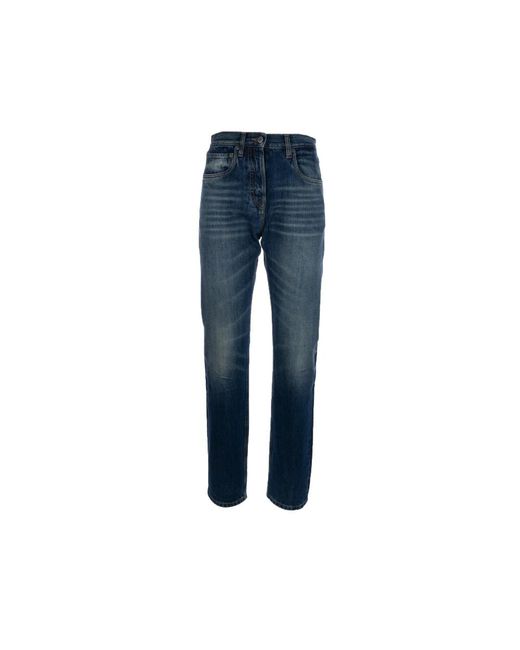 Prada Blue Straight Jeans