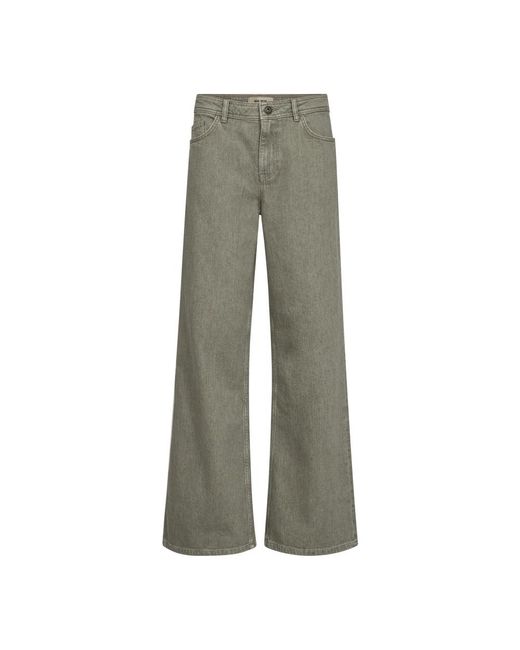 Mos Mosh Gray Wide Jeans