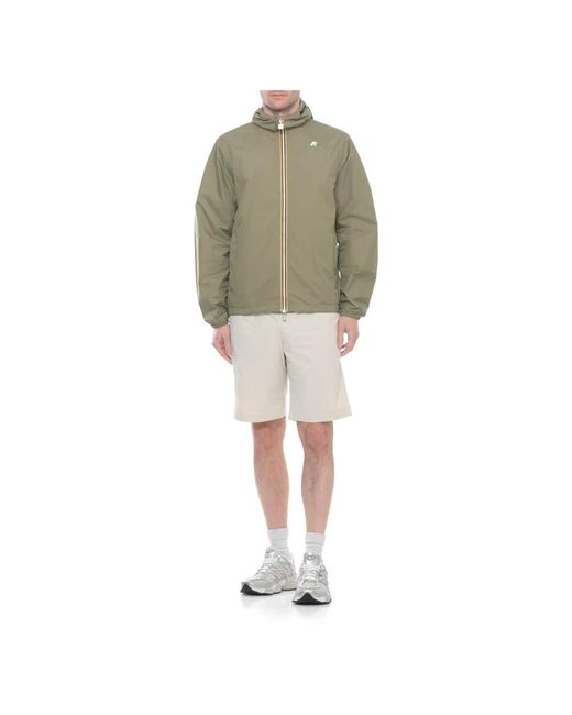K-Way Green Rain Jackets for men