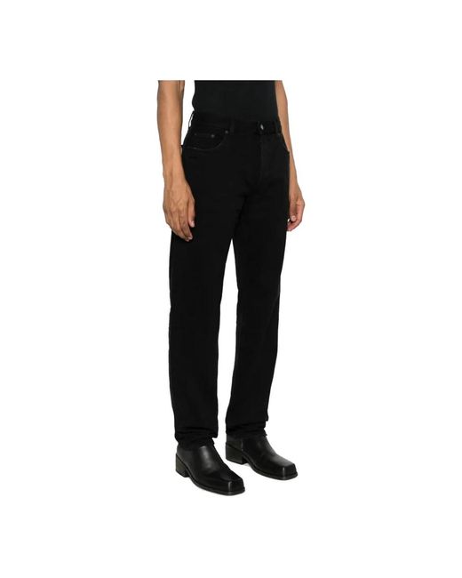 Saint Laurent Black Straight Fit Jeans for men