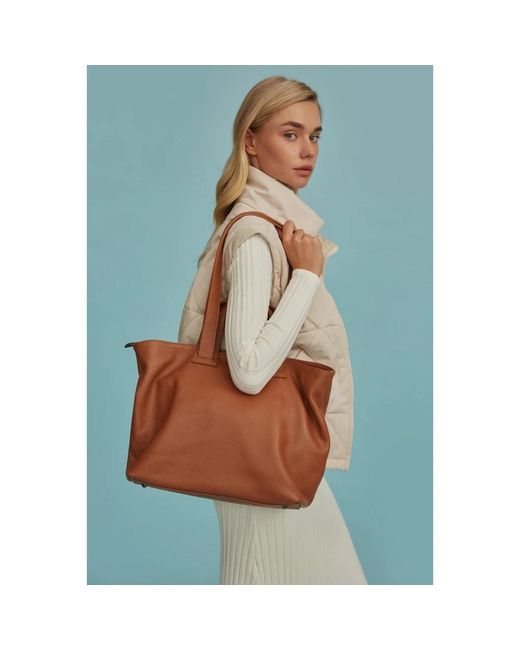 ESTRO Brown Handbags